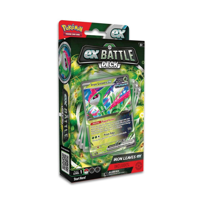 Pokemon TCG: Iron Leaves ex Battle Deck Box Cover