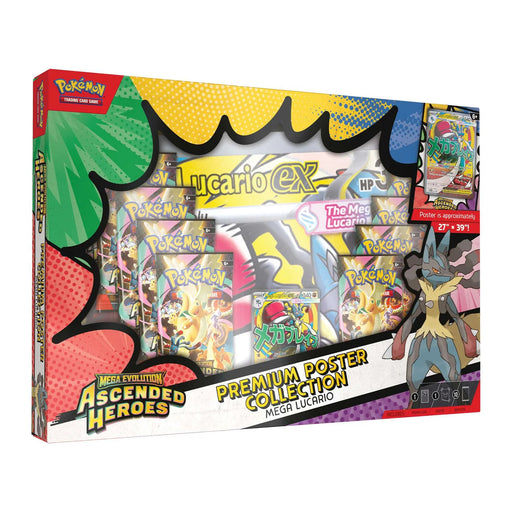 Pokémon TCG: Mega Evolution Ascended Heroes Premium Poster Collection - Mega Lucario