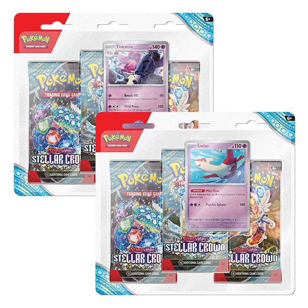 Pokémon TCG: Scarlet & Violet 7 Stellar Crown Booster 3 Pack