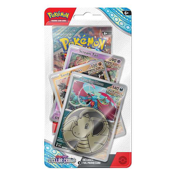 Pokémon TCG: Scarlet & Violet 7 Stellar Crown Premium Checklane Booster