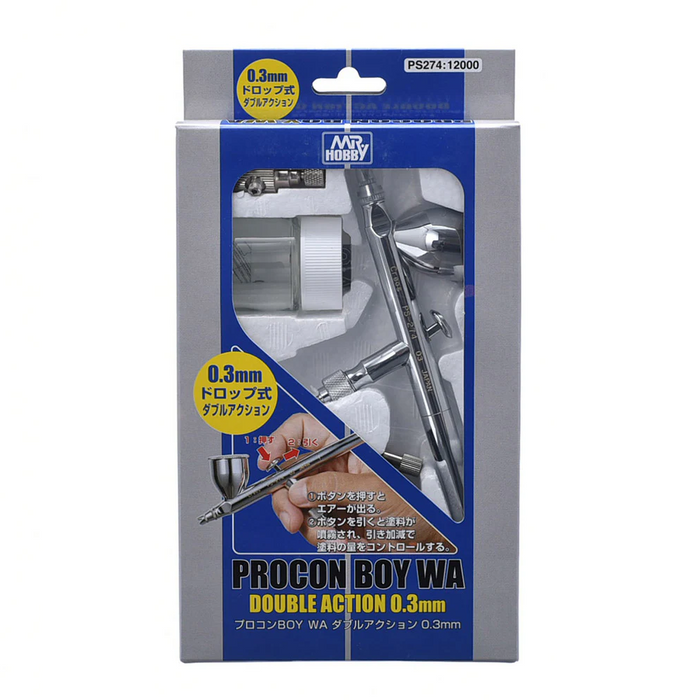 Mr. Hobby Procon Boy WA Double Action Airbrush - 0.3mm