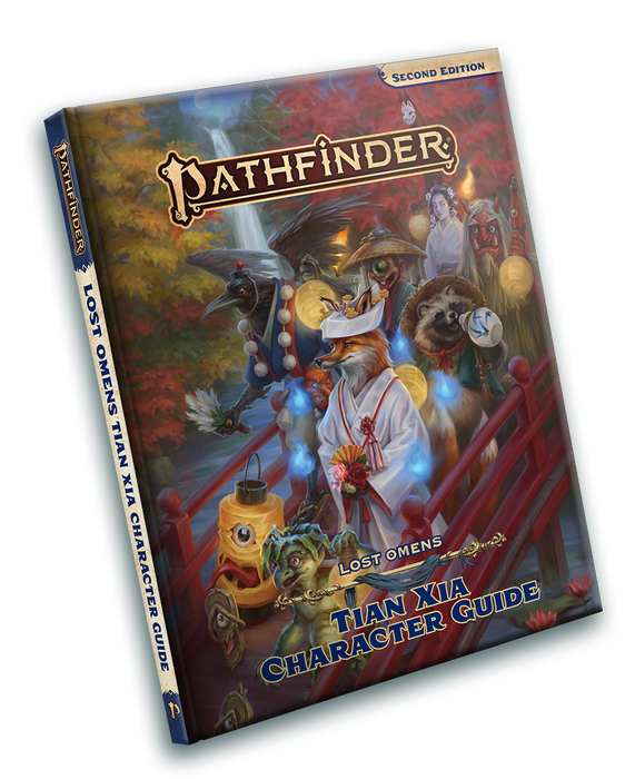 Pathfinder Lost Omens: Tian Xia Character Guide Book Cover