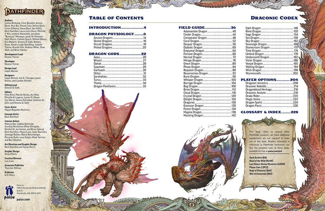 Pathfinder Lost Omens: Draconic Codex