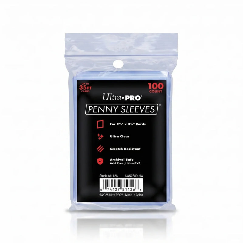 Ultra Pro - Standard Penny Sleeves (100 Sleeves)