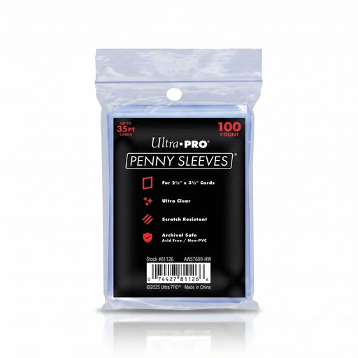 Ultra Pro - Standard Penny Sleeves (100 Sleeves)