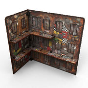 Pre-Painted Foldable WTC Terrain - Three-Story Ruin - Orks