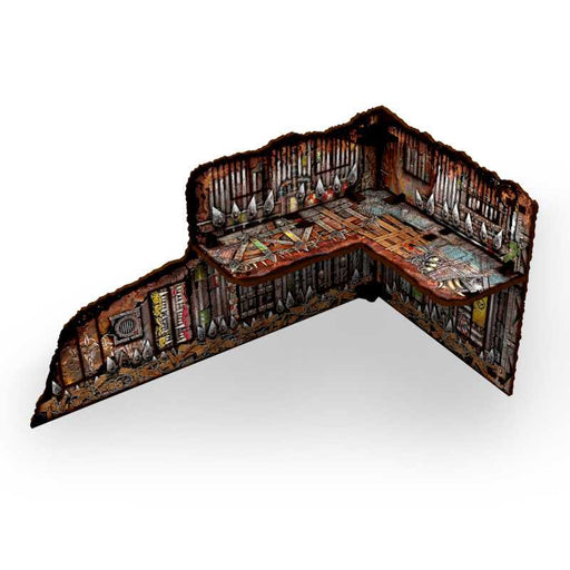 Pre-Painted Foldable WTC Terrain - Two-Story Ruin - Orks