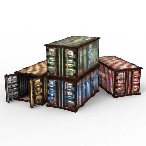 Pre-painted WTC Terrain - Containers (4 Pack)