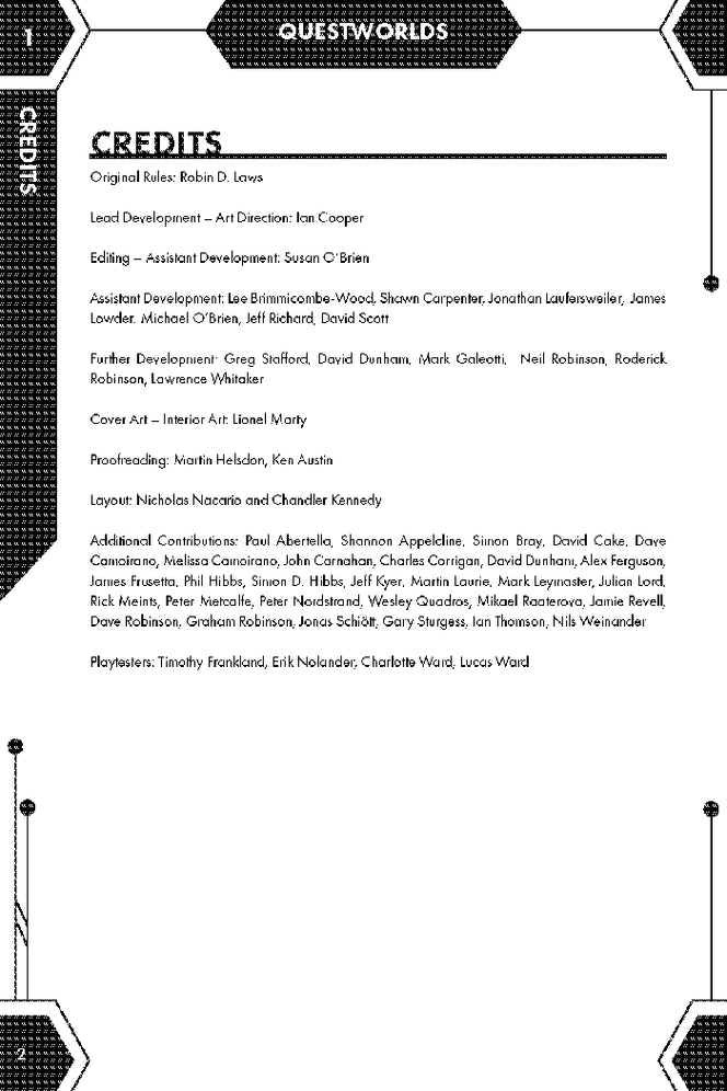QuestWorlds Core RuleBook