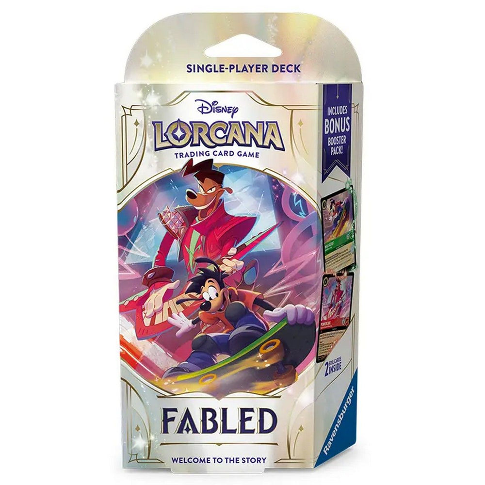 Disney Lorcana: Fabled - Single Player Deck - Powerline and Max