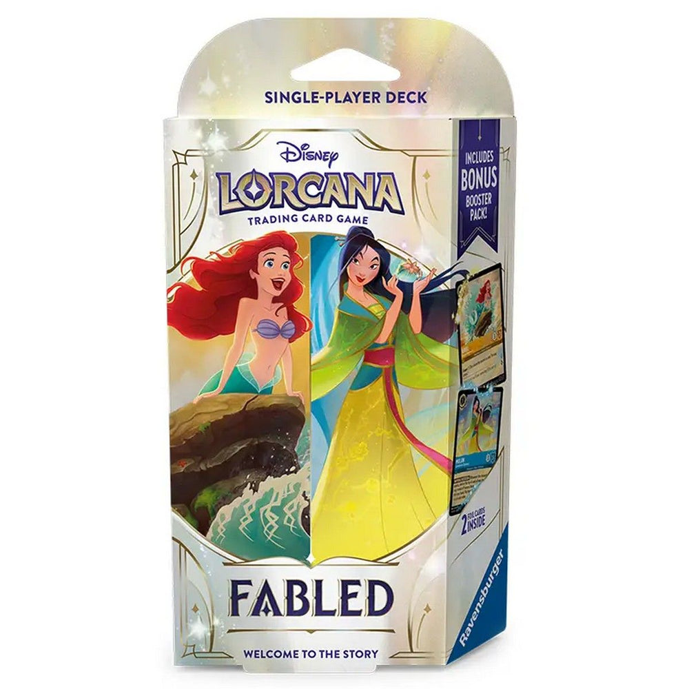 Disney Lorcana: Fabled - Single Player Deck - Ariel and Mulan