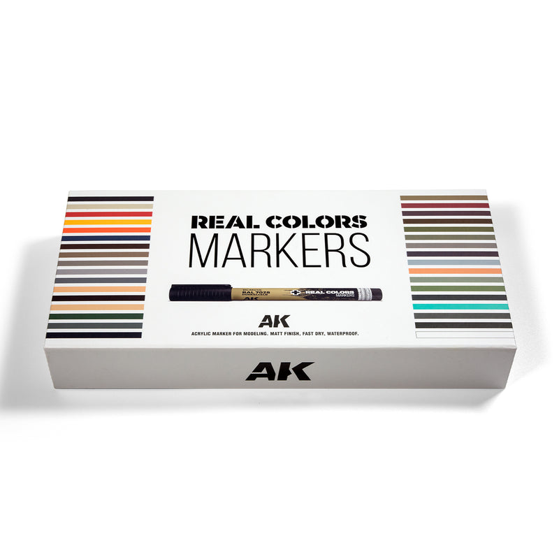 AK Interactive Real Colors Markers - Complete Set