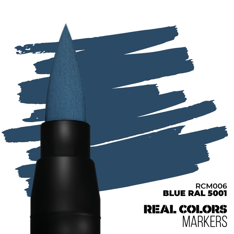 AK Interactive Real Colors Markers - Blue RAL5001