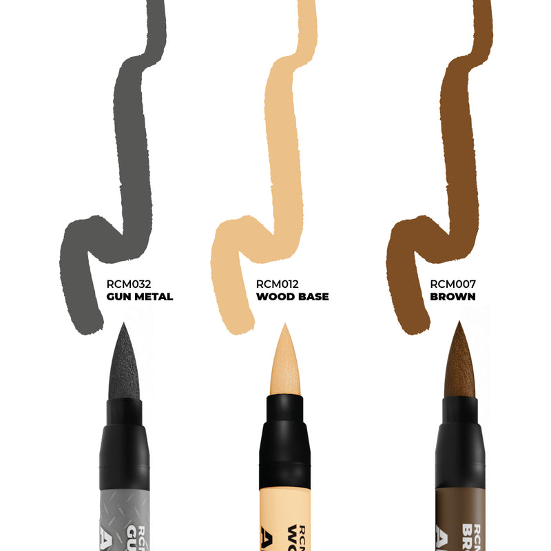 AK Interactive Real Colors Markers - Tools Set