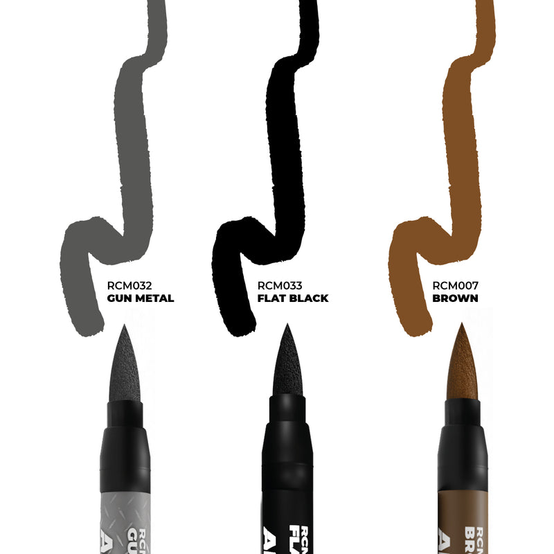 AK Interactive Real Colors Markers - Weapons Set