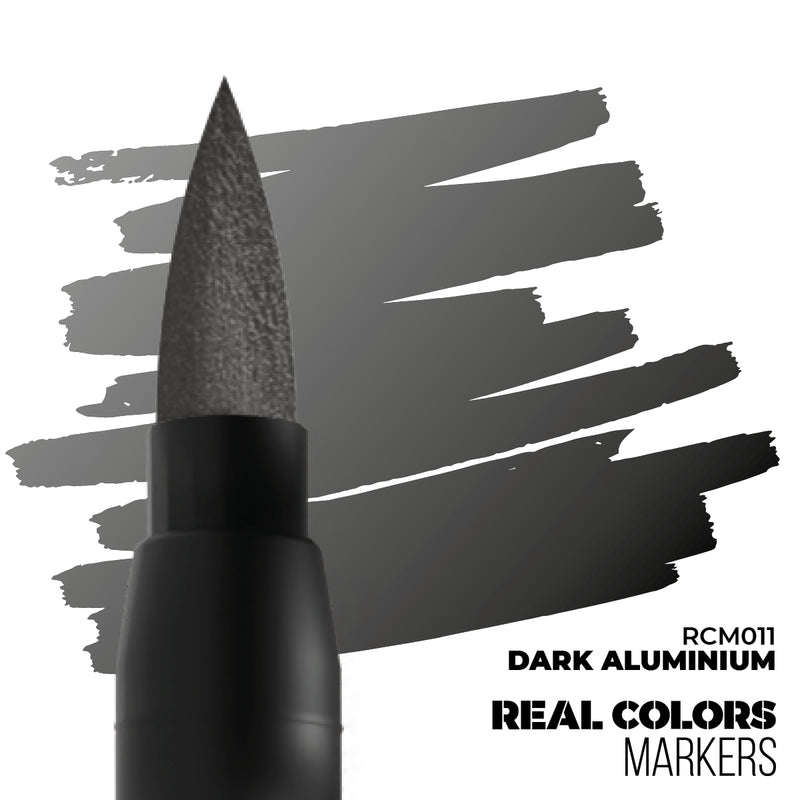 AK Interactive Real Colors Markers - Dark Aluminium