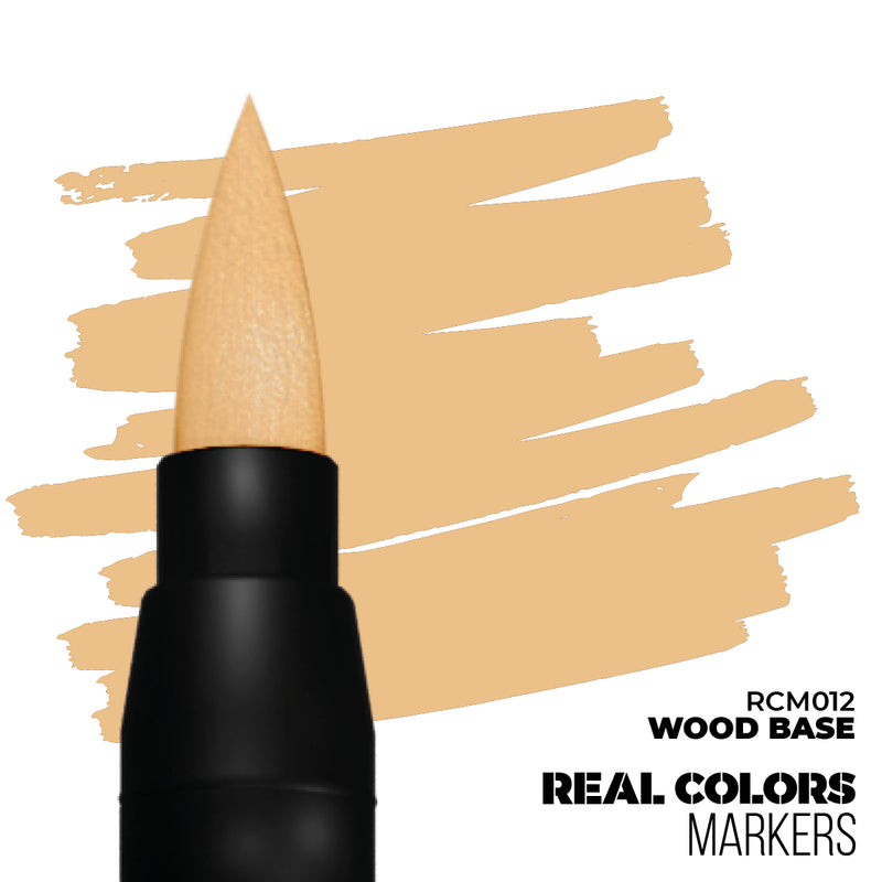 AK Interactive Real Colors Markers - Wood Base