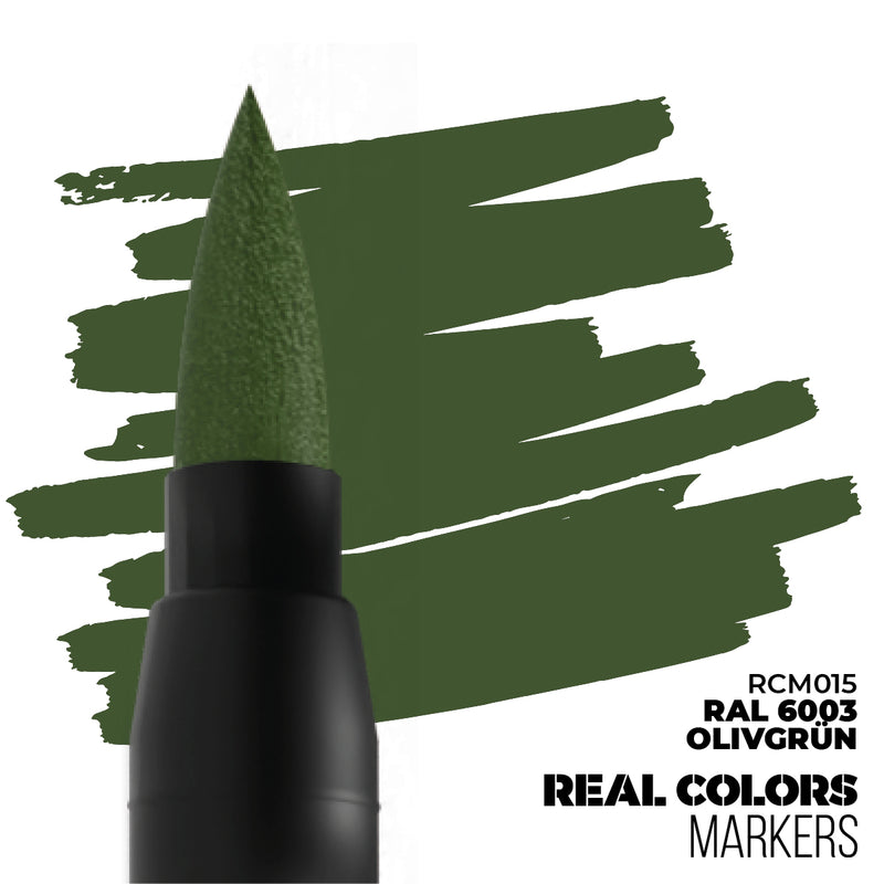 AK Interactive Real Colors Markers - RAL 6003 Olivgrün