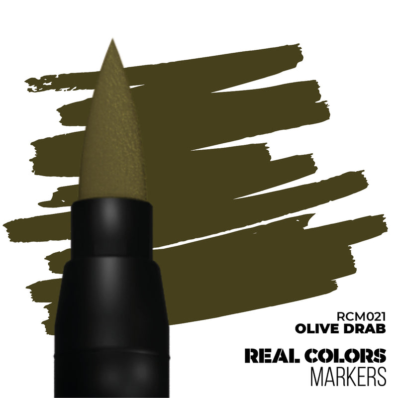 AK Interactive Real Colors Markers - Olive Drab