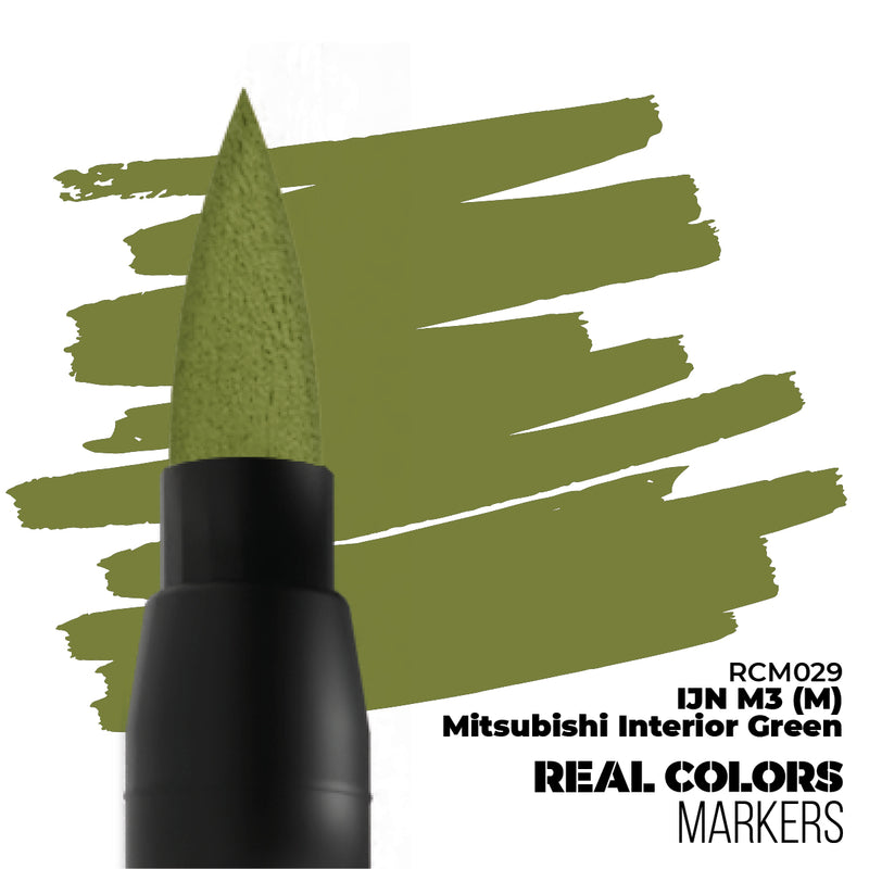 AK Interactive Real Colors Markers - IJN M3 (M) Mitsubishi Interior Green