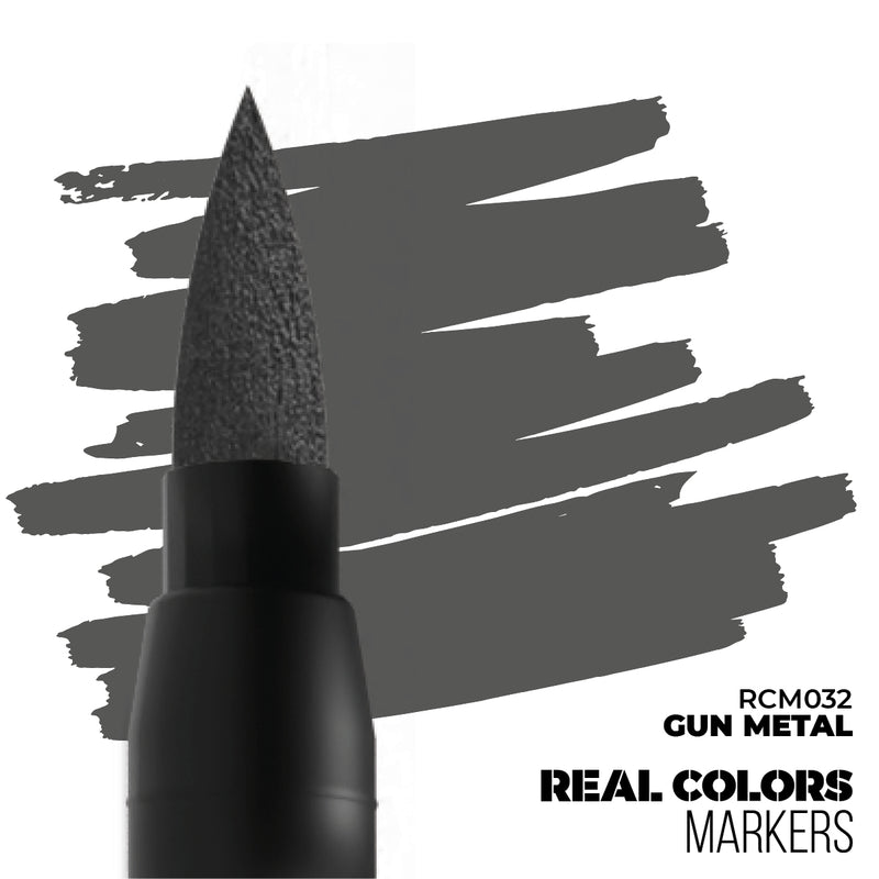 AK Interactive Real Colors Markers - Gun Metal