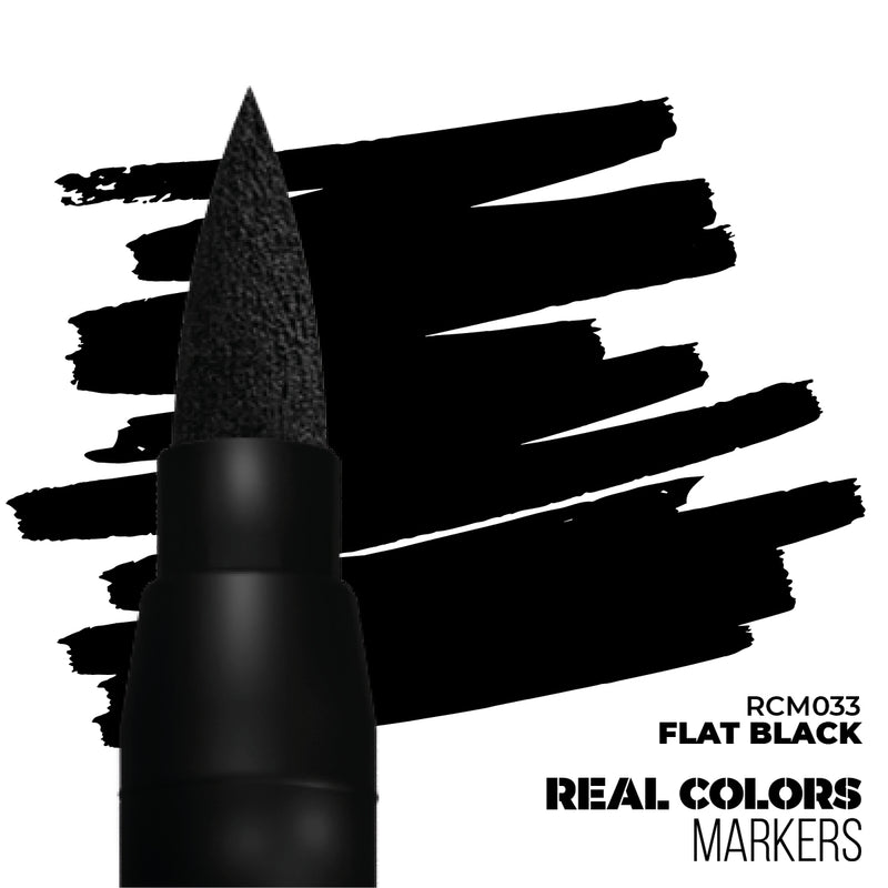 AK Interactive Real Colors Markers - Flat Black