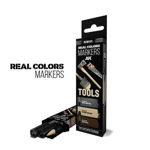 AK Interactive Real Colors Markers - Tools Set