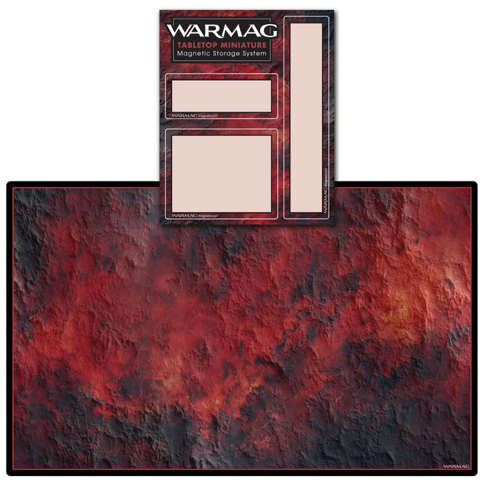 WarMag Printed Base Sheet - Red Rum
