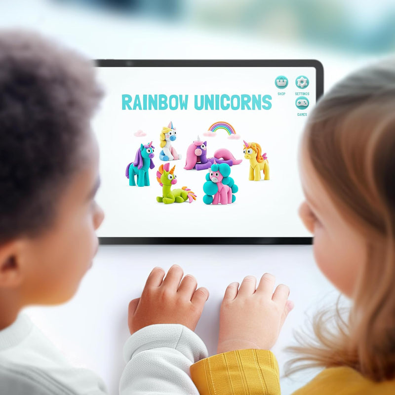 Hey Clay Rainbow Unicorns Set 1 - Assorted