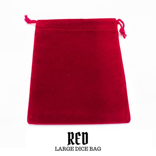 Chessex Suedecloth Dice Bag: Red