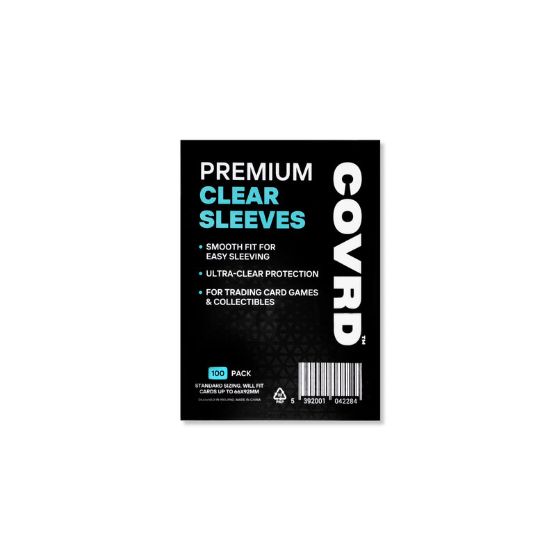 COVRD Premium Clear Sleeves (100 Sleeves)