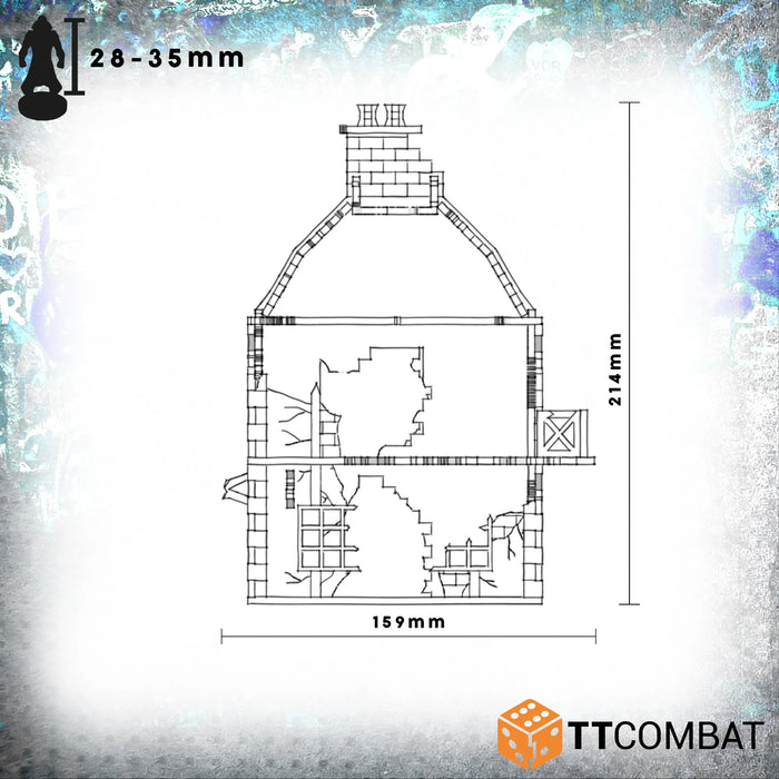 TTCombat - City Rowhouse Café and Terrace Destroyed