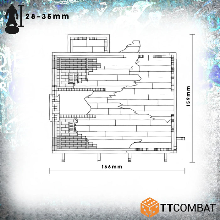 TTCombat - City Rowhouse Café and Terrace Destroyed