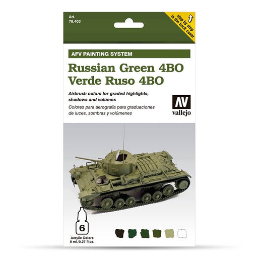 Vallejo: AFV Painting System  - Russian Green 4BO