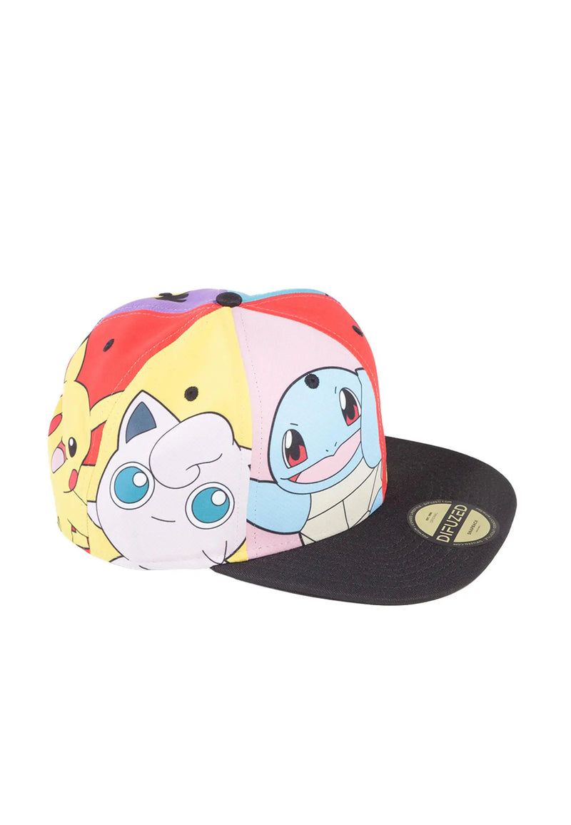 Pokémon Snapback Cap - Multi Pop Art