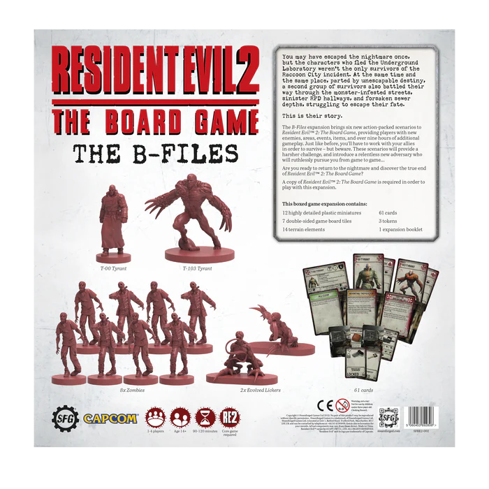 Resident Evil 2: The Board Game - B-Files Expansion