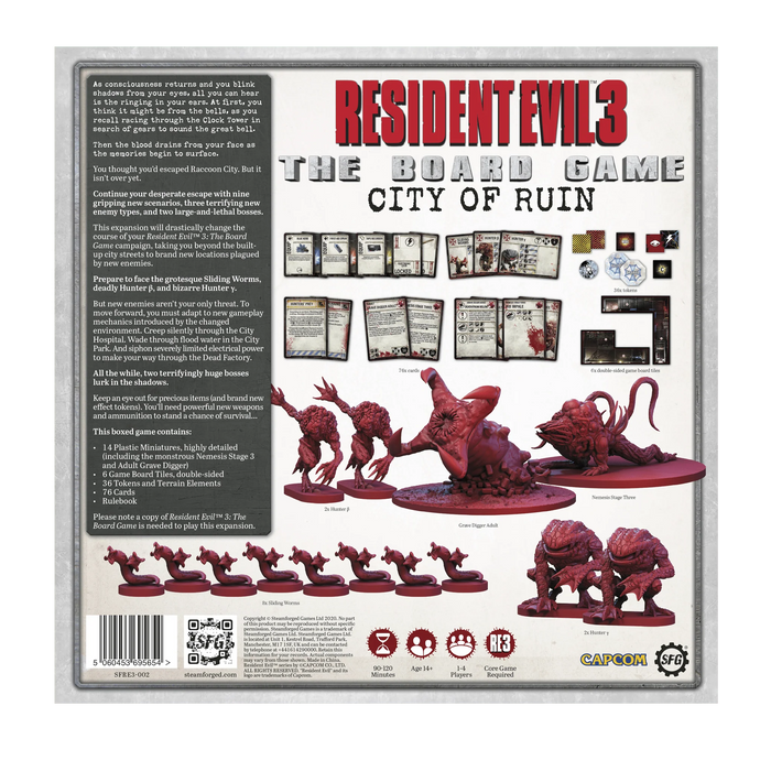 Resident Evil 3: The Board Game - City of Ruin Expansion