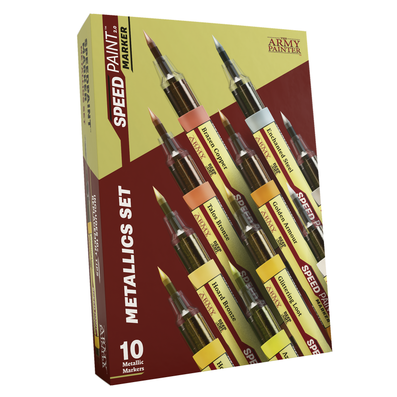 The Army Painter Speedpaint Marker Metallics Set - Pre-Order