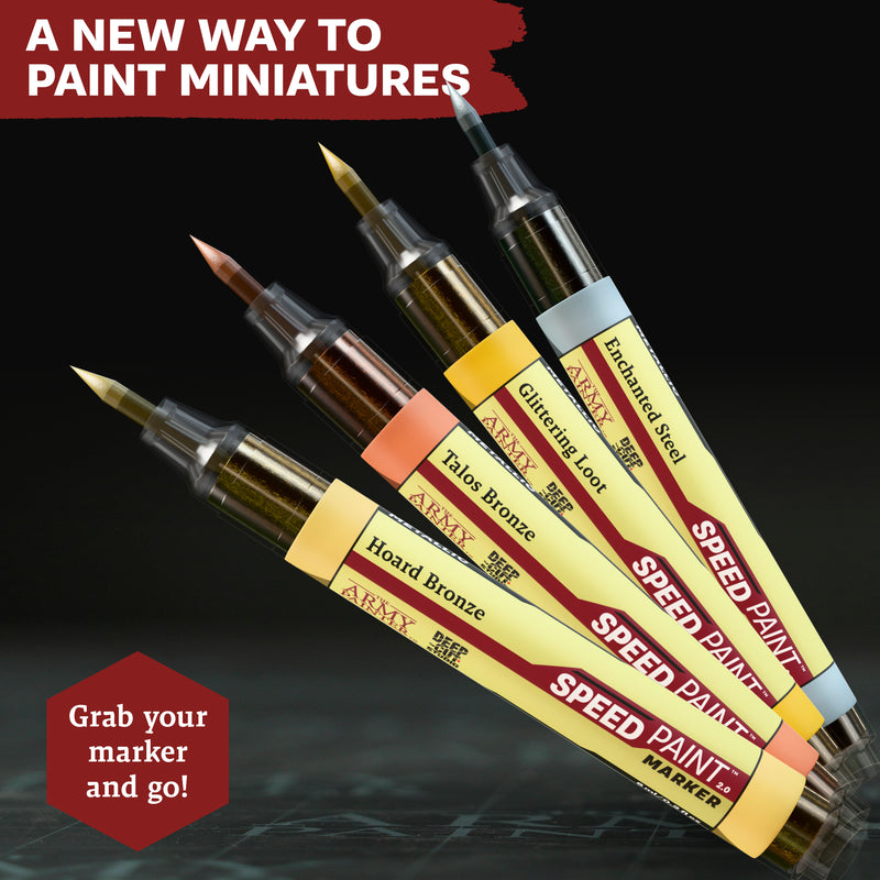 The Army Painter Speedpaint Marker Metallics Set - Pre-Order
