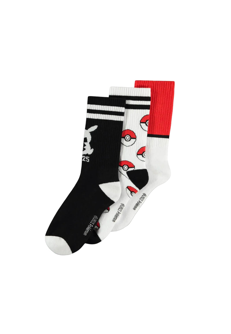 Pokémon Sport Socks (3 Pack)