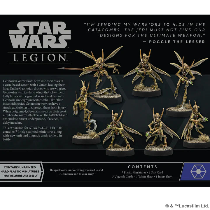 Star Wars Legion Geonosian Warriors Squad Pack