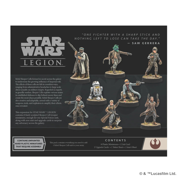 Star Wars Legion Rebel Sleeper Cell Unit Expansion