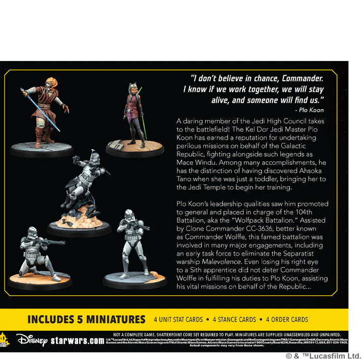 Star Wars: Shatterpoint Lead by Example Squad Pack