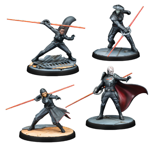 Shatterpoint: Jedi Hunters: Grand Inquisitor Squad Pack Contents