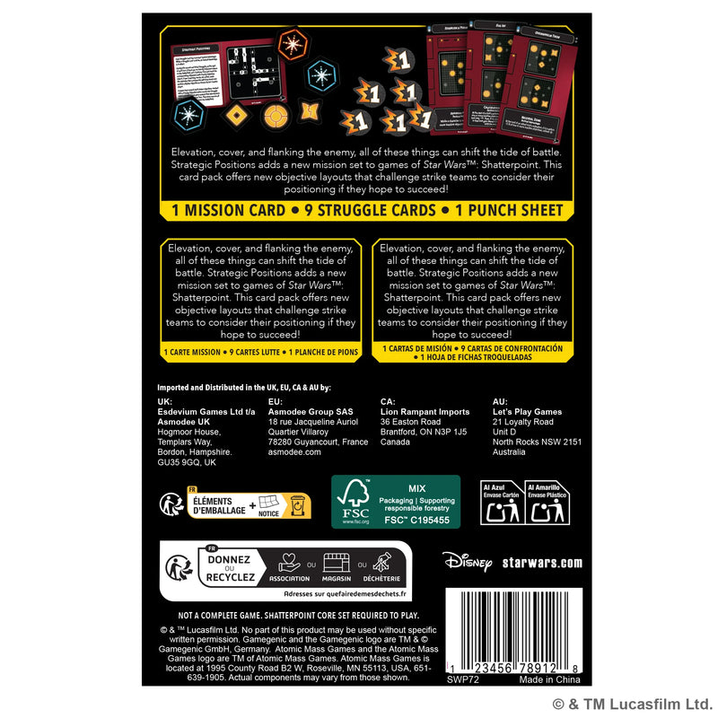 Star Wars: Shatterpoint - Strategic Positions Mission Pack