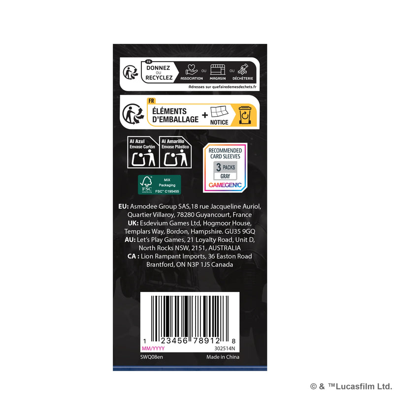 Star Wars: Legion - Separatist Alliance Unit Card Pack