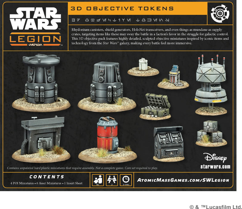 Star Wars: Legion - 3D Objective Tokens - Pre-Order