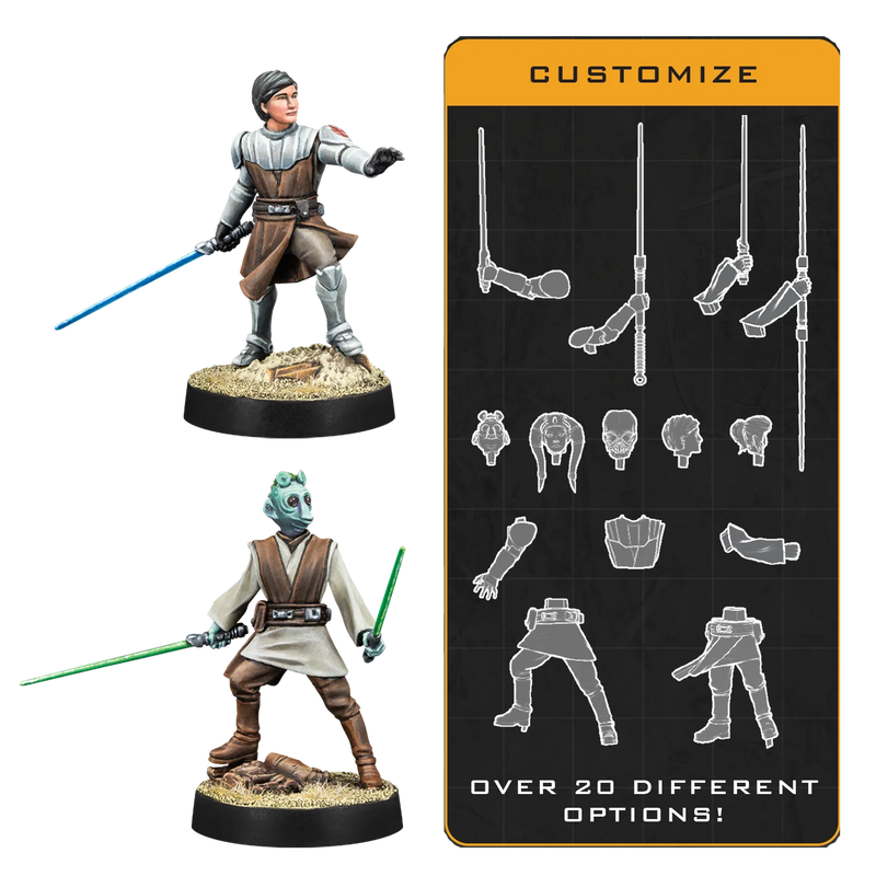 Customizable Jedi General and Knight