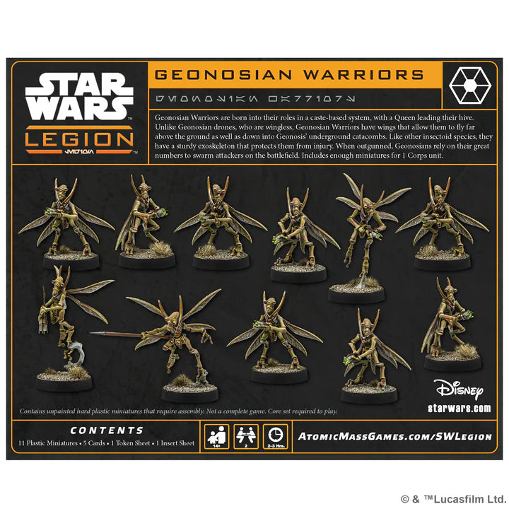 Star Wars Legion Geonosian Warriors Unit Expansion