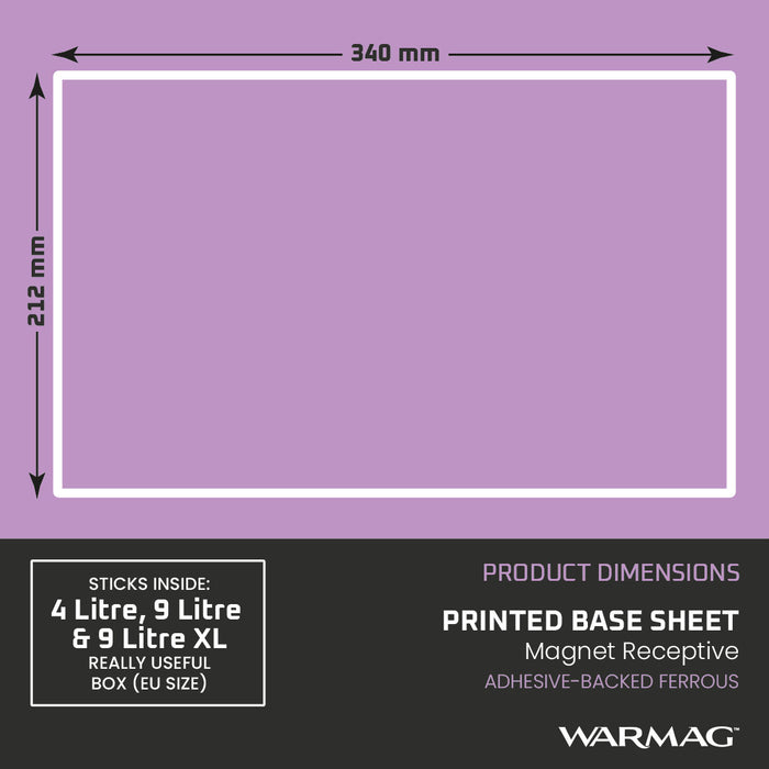 WarMag Printed Base Sheet - Berry Blast-Off